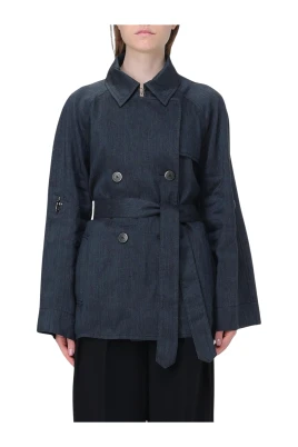 Vit Bältes Trenchcoat