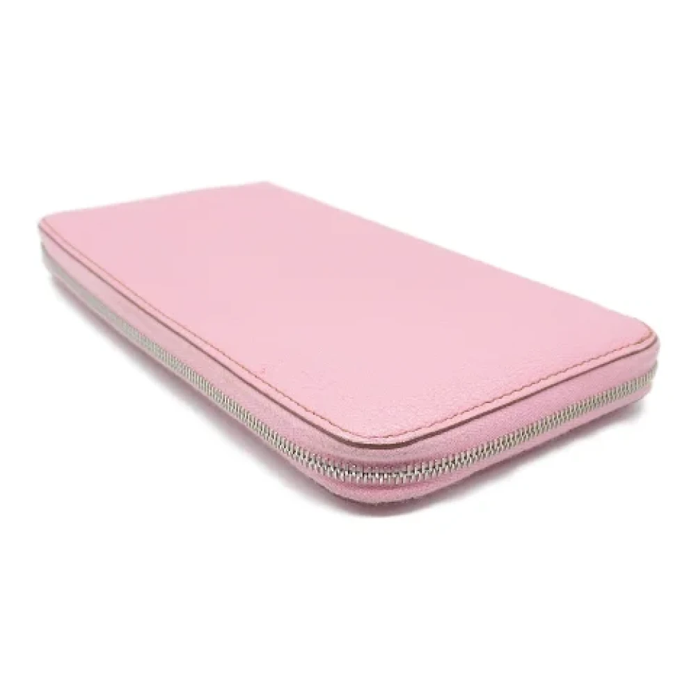 Hermès Vintage Pre-owned Leather wallets Pink Dames