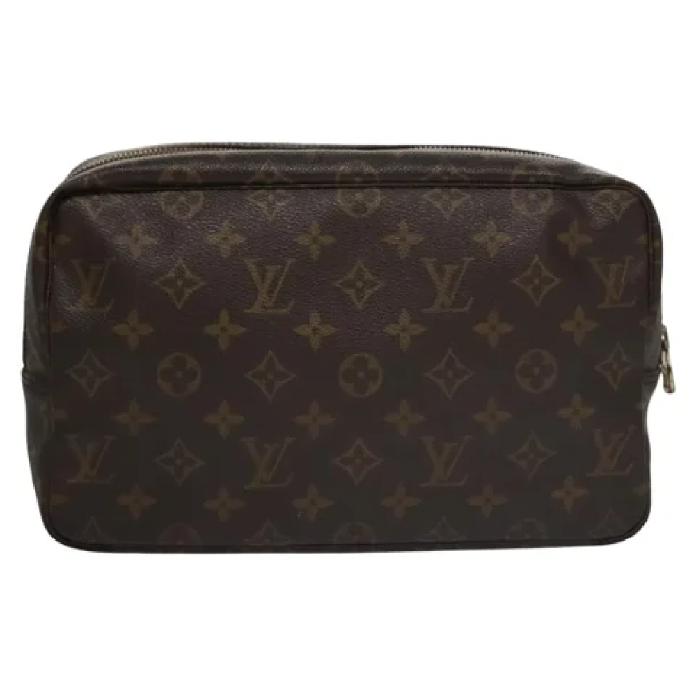 Louis Vuitton Vintage Pre-owned Canvas clutches Brown Dames