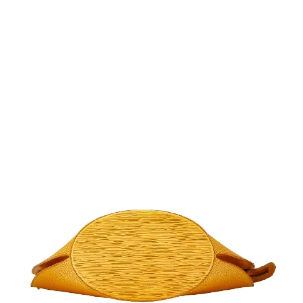 Louis Vuitton Vintage Pre-owned Leather handbags Yellow Dames