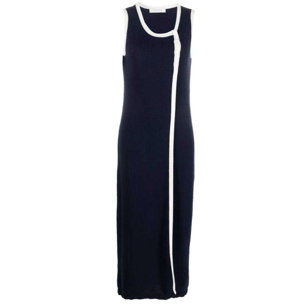Giuliva Heritage Maxi Jurk Blue Dames