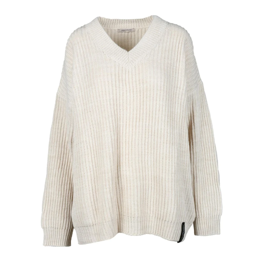 Hinnominate Acryl Polyester Mix Stijlvolle Trui White Dames