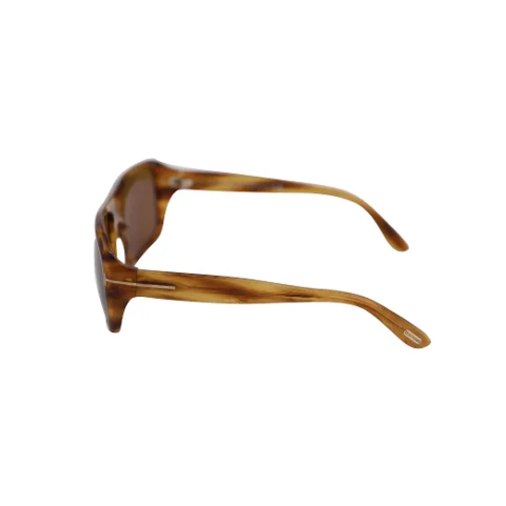 Tom Ford Pre-owned Acetate sunglasses Brown Heren