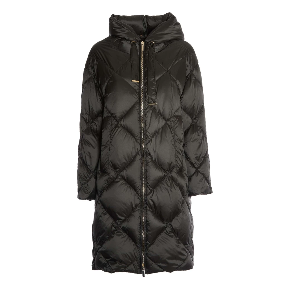 Max Mara Elegant Down Jacket Grigio Aw24 Gray Dames