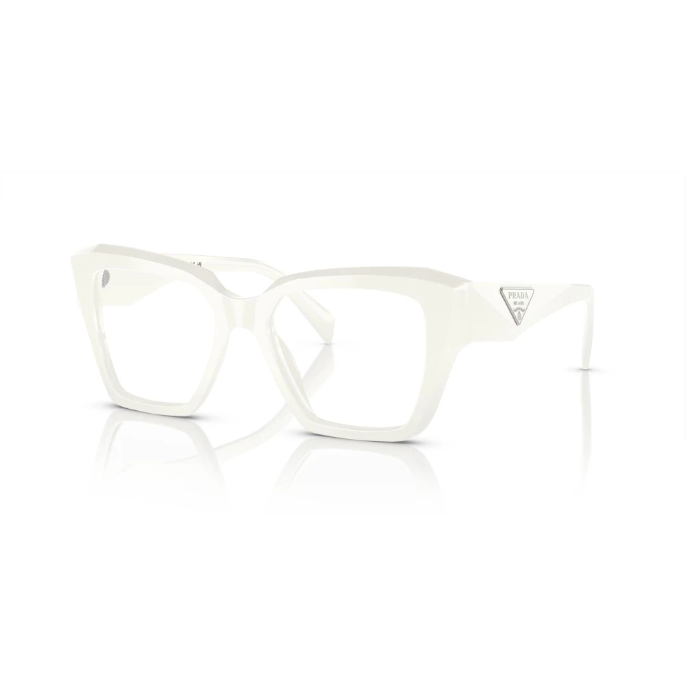 Prada White Eyewear Frames Sunglasses White Unisex