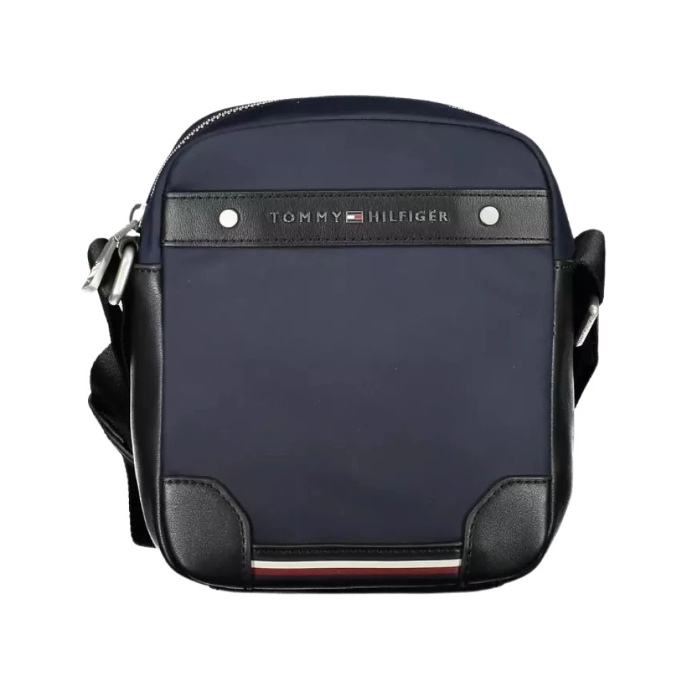Tommy Hilfiger Men's Blue Polyester Shoulder Bag