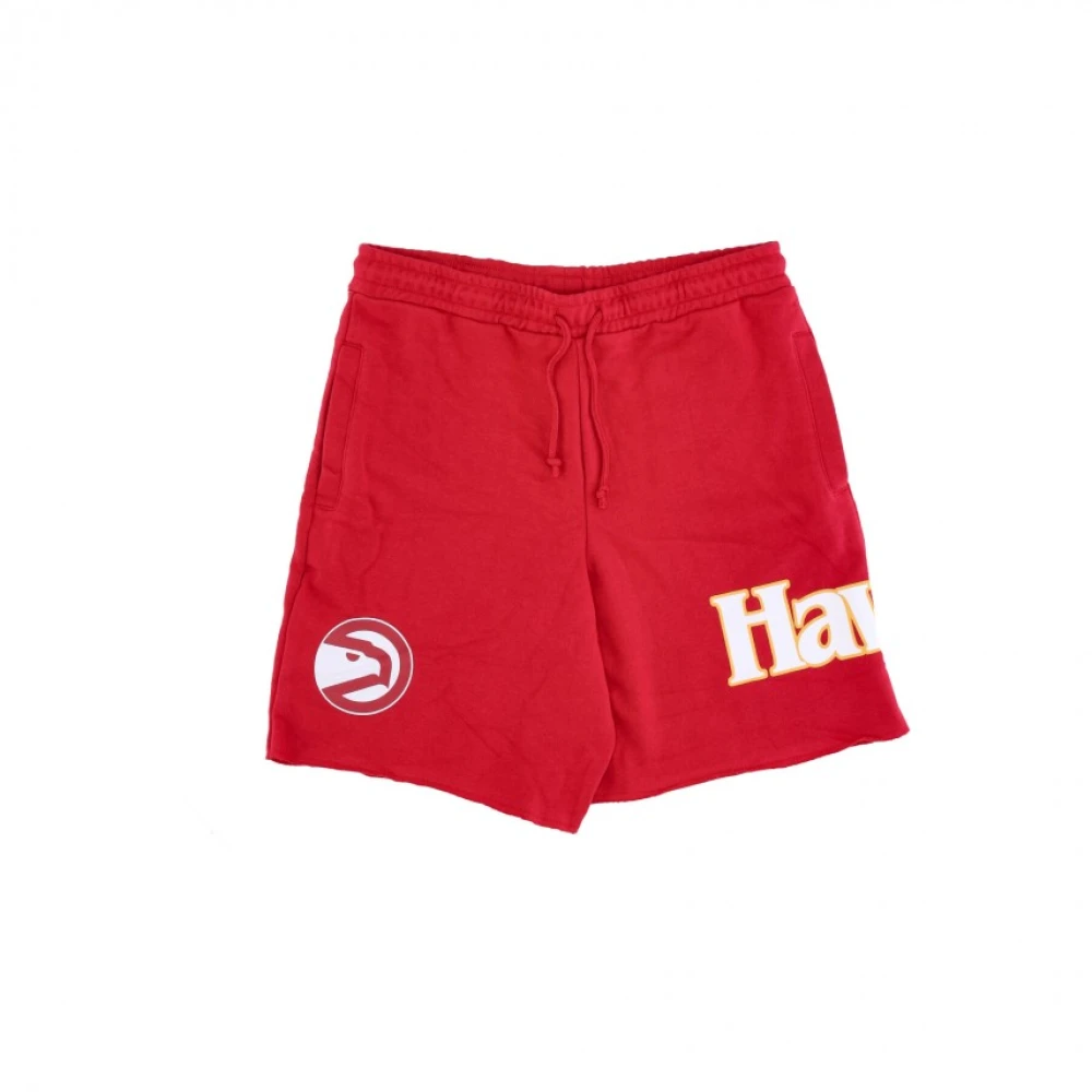 Mitchell & Ness NBA Game Day French Terry Shorts Hardwood Red, Herr