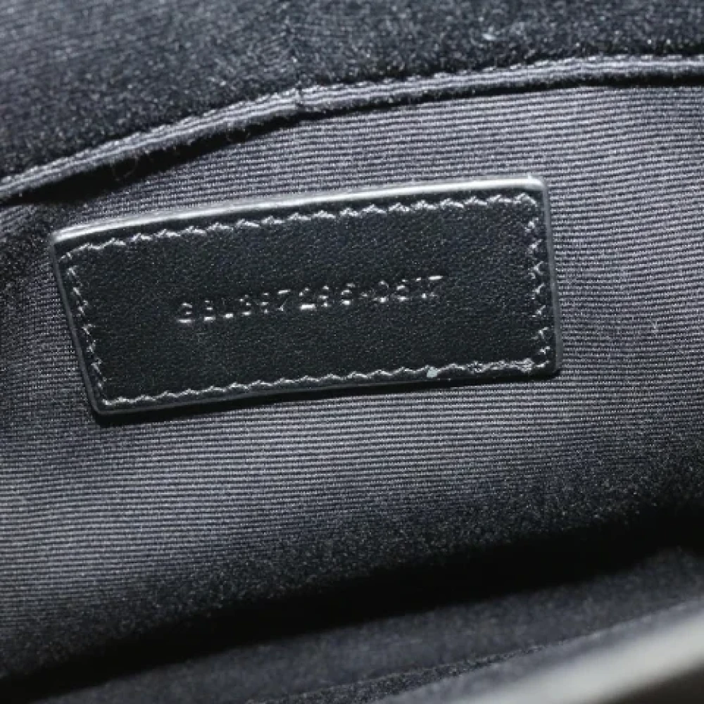 Saint Laurent Vintage Pre-owned Leather clutches Black Dames
