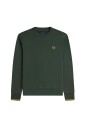 donkergroene-crewneck-sweater