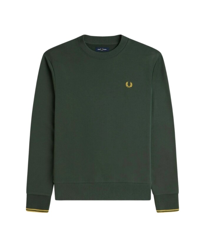 donkergroene-crewneck-sweater