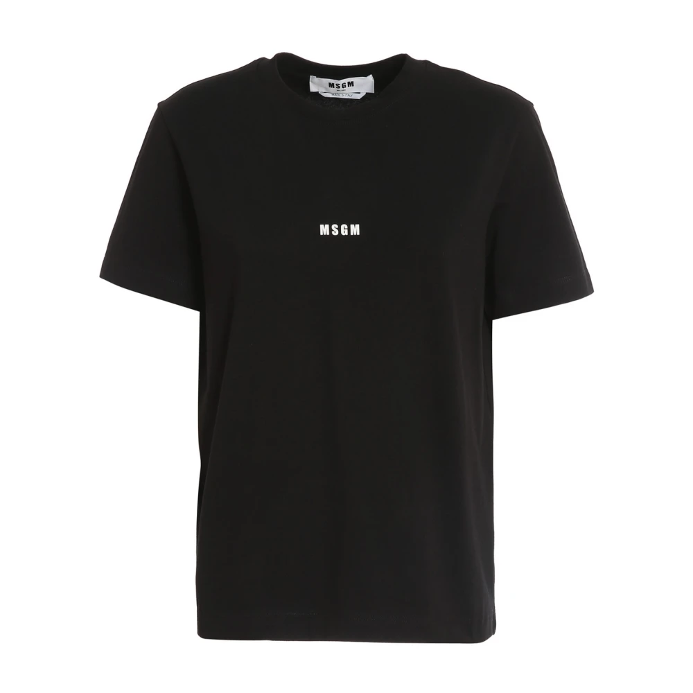 Msgm - Tops > T-Shirts - Black - Msgm - Modalova