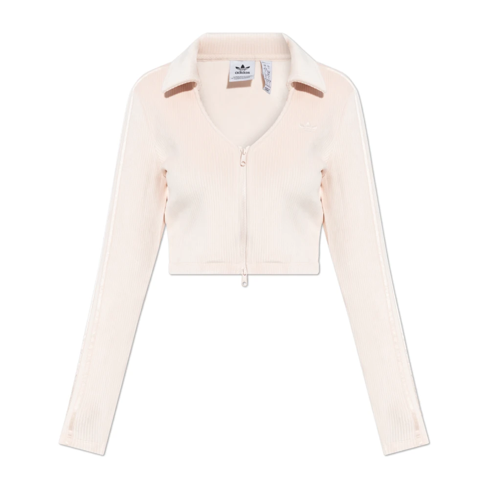 adidas Originals Geribbelde trui Beige Dames