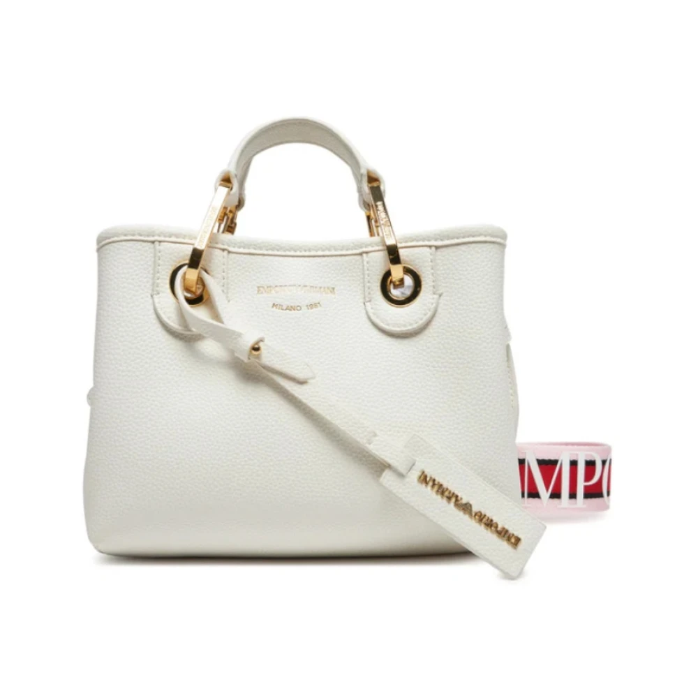 Emporio Armani Donna Bianco Borse, Taglia Unica, New,