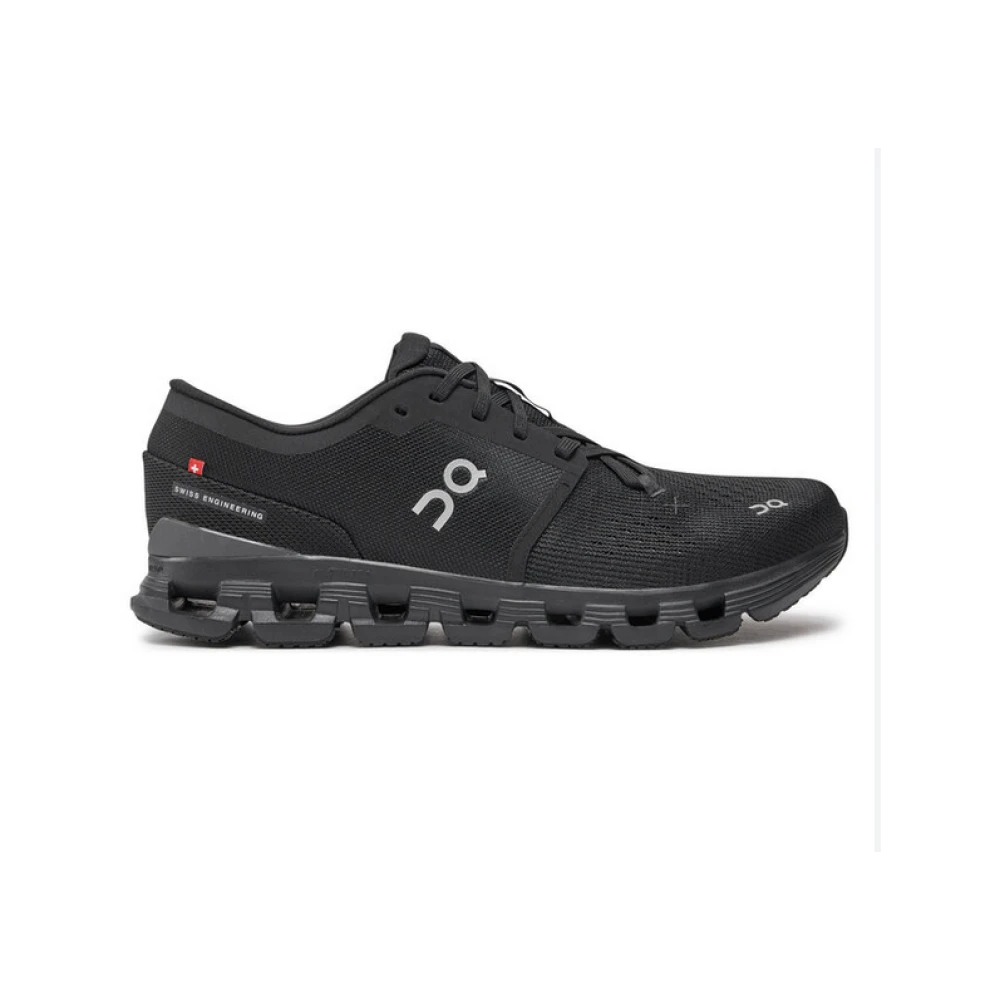 On Running Men's Black Running Shoes, 11 Uk, Cloud X 4