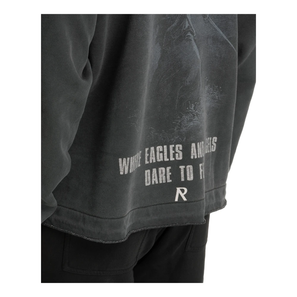 Represent Drukknoop Patroon Logo Zak Hoodie Black Heren