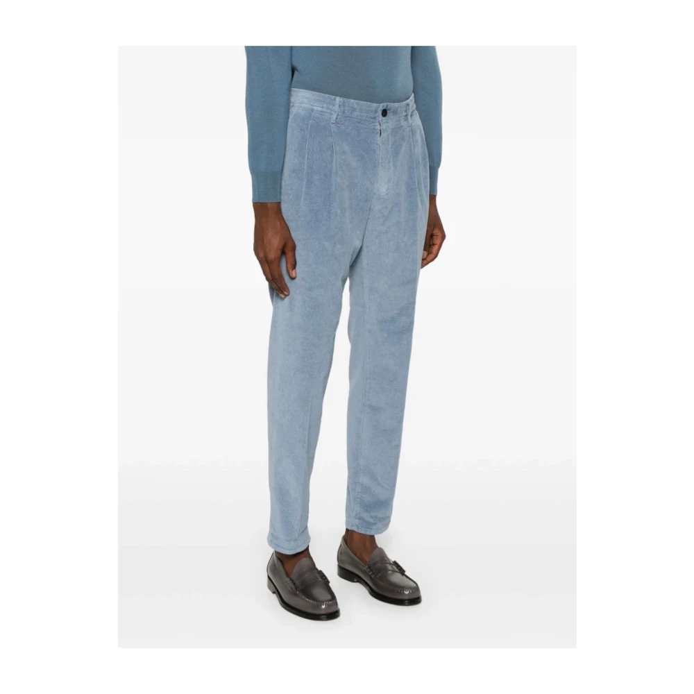 Incotex Slim Fit Beige Katoenen Broek Beige Heren
