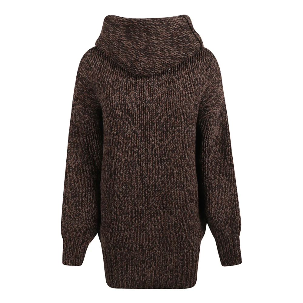 Alexander mcqueen Hood Jumper Sweaters Brown Dames
