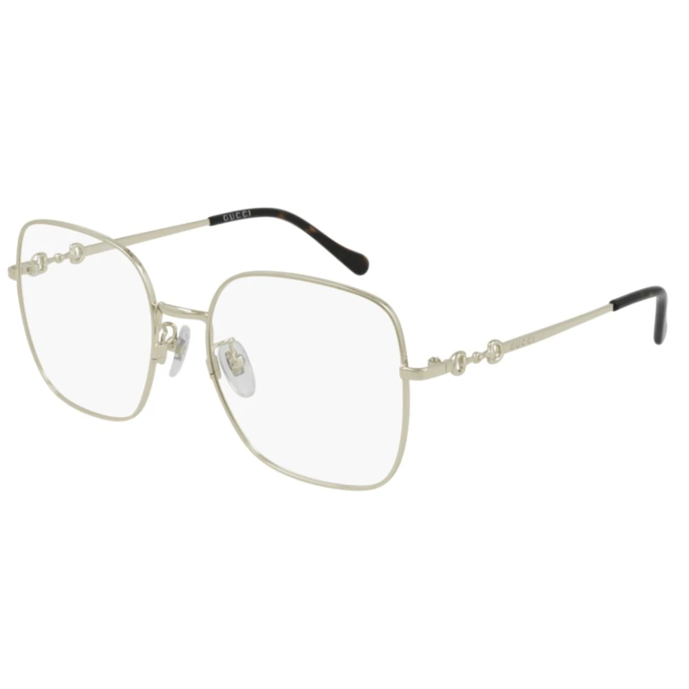 Gucci Unisex Yellow Glasses, 55 Mm, Square Optical Frame