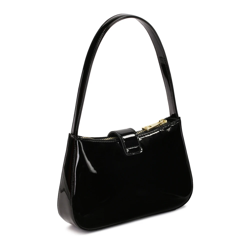 Kazar Minimalistische zwarte monogram handtas Black Dames