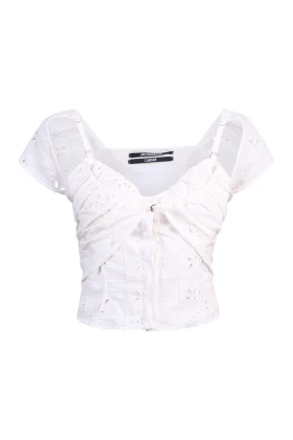 Vit Sweetheart Neckline Layered T-Shirt