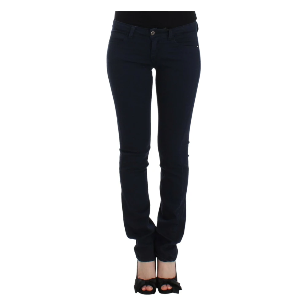 Costume National Blauwe Straight Leg Denim Vreugde Blue Dames