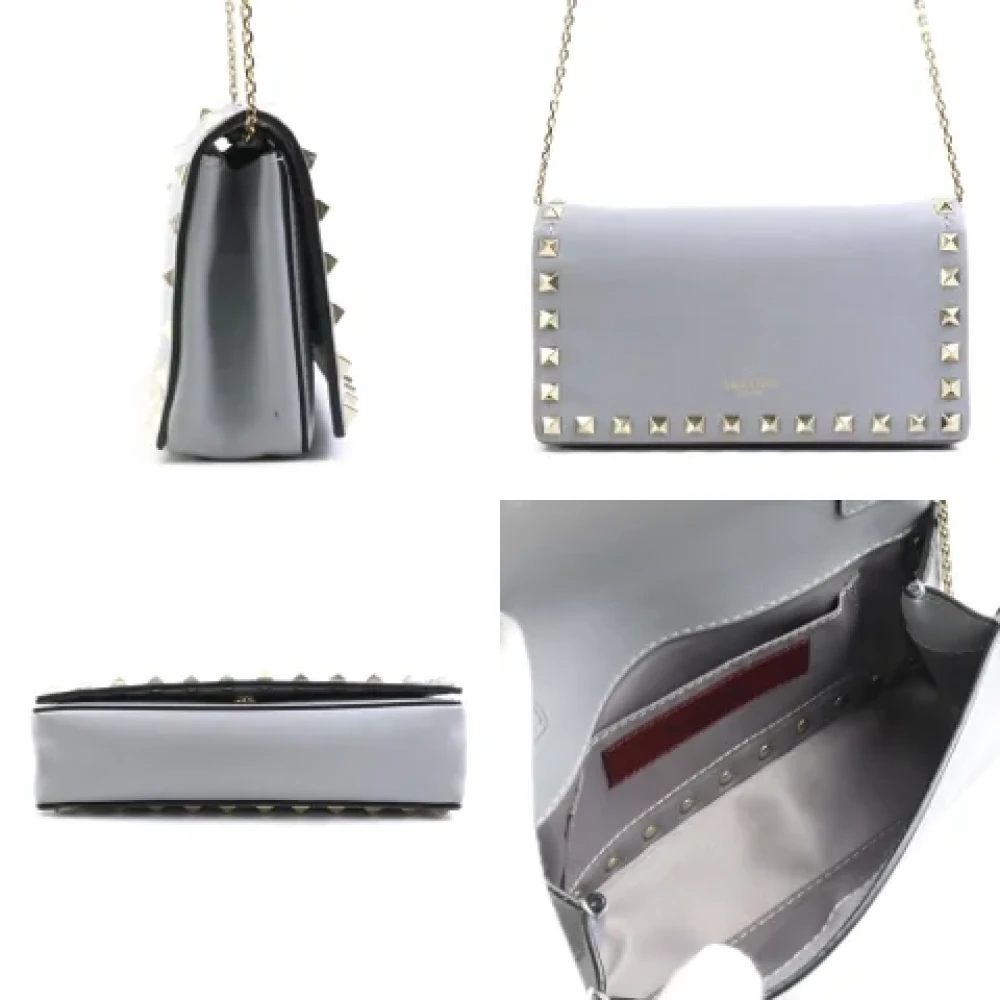 Valentino Vintage Pre-owned Fabric balenciaga-bags Gray Dames