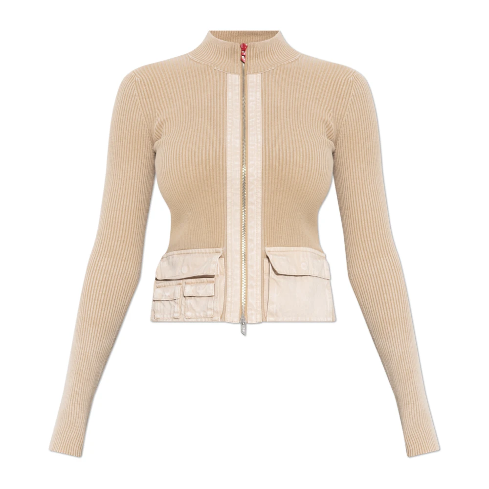 Diesel Damen Beige Strickwaren, Lgröße: