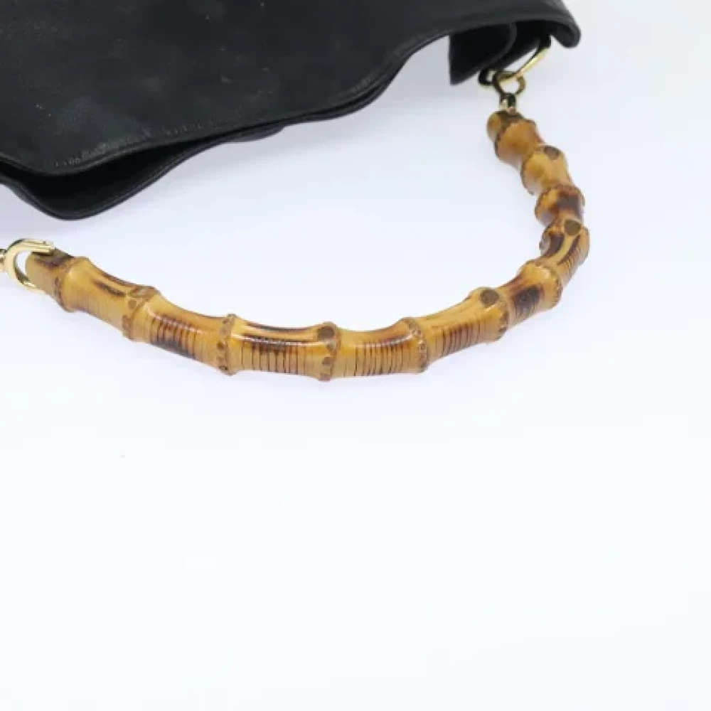 Gucci Vintage Pre-owned Leather gucci-bags Black Dames