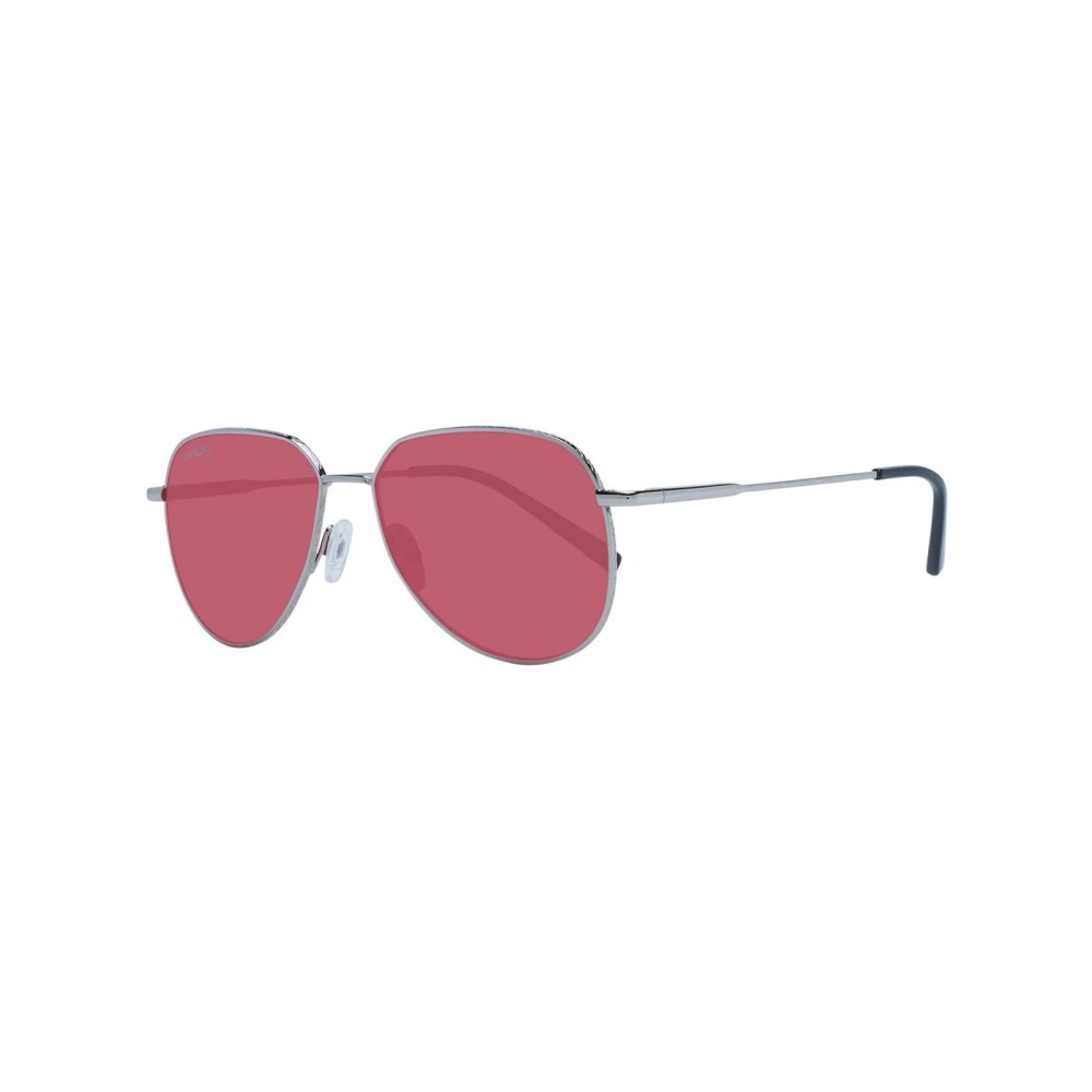 Serengeti Unisex Red Polarized Round Sunglasses