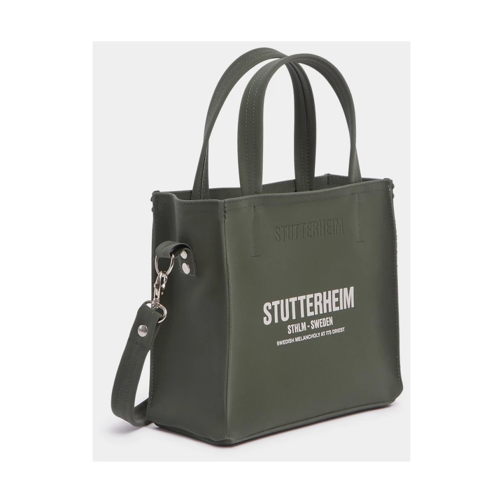 Stutterheim Waterdichte Crossbody Handtas Biblio Green Dames