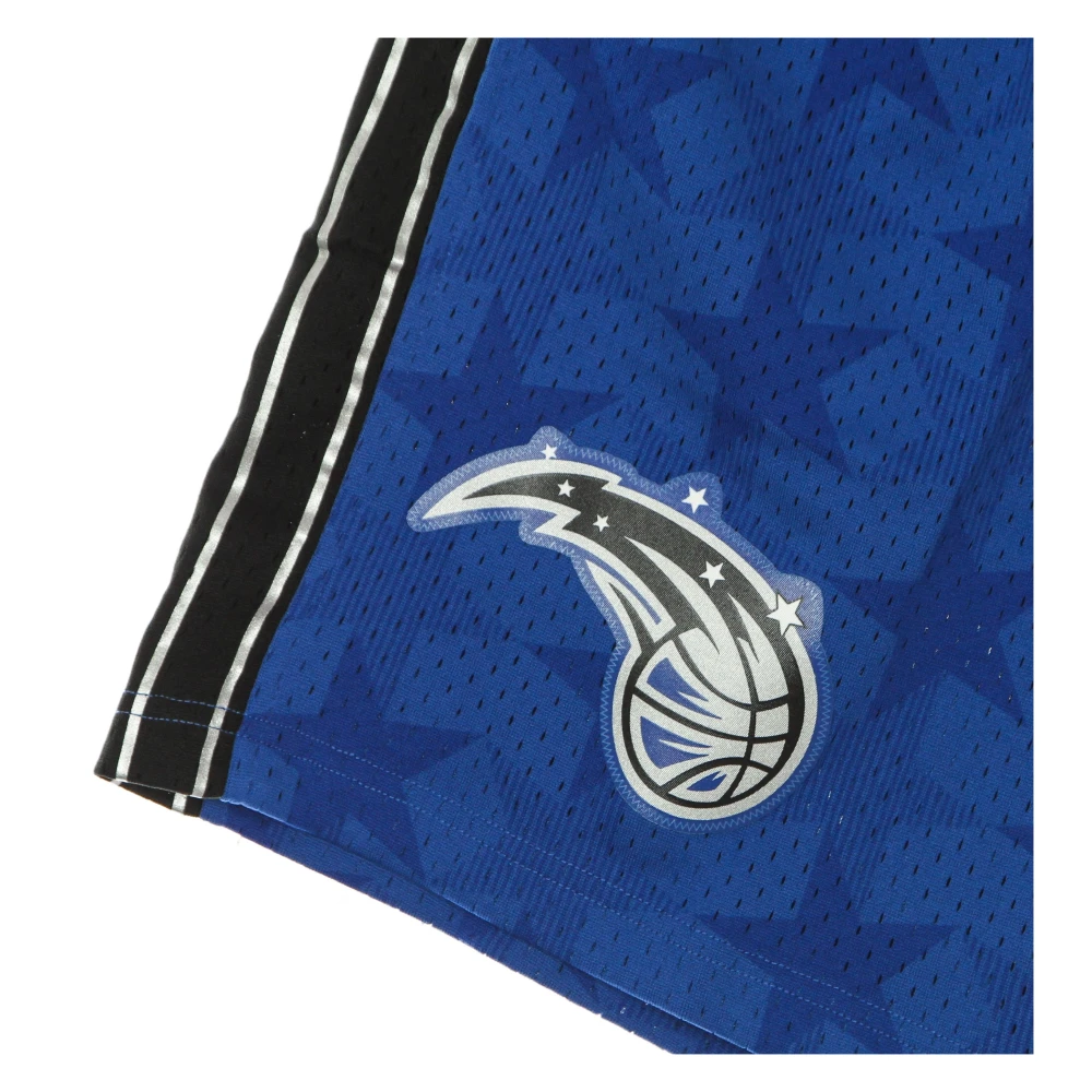 Mitchell & Ness NBA Swingman Basketball Shorts Hardwood Classics Blue Heren