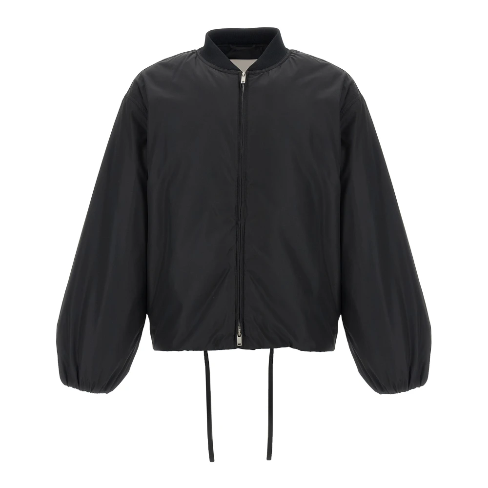 Jil Sander Men's Black Bomber Jackets, M, 09 Blouson
