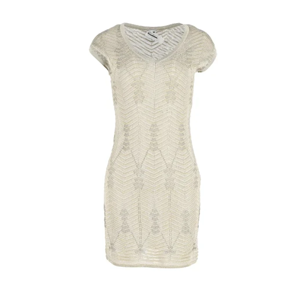 Missoni Pre-owned Polyester dresses Beige Dames
