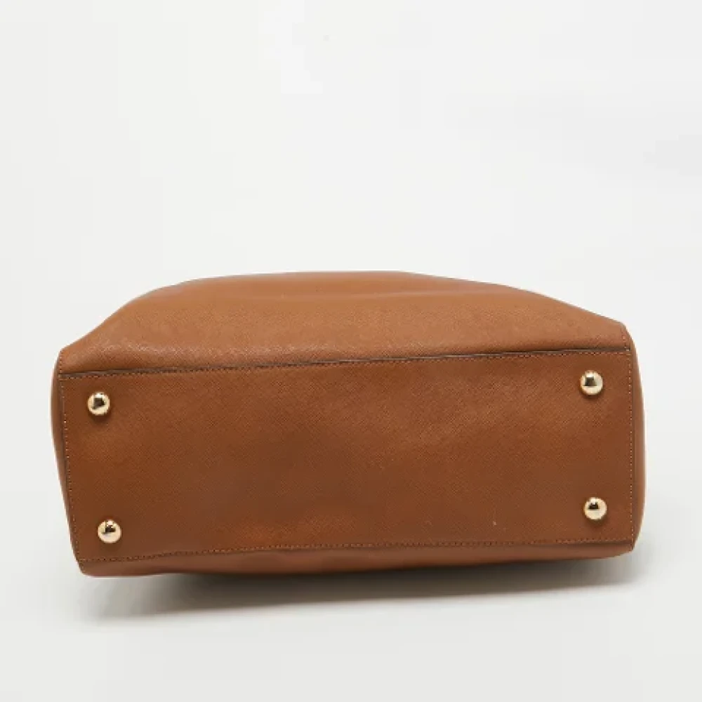 Michael Kors Pre-owned Leather handbags Brown Dames