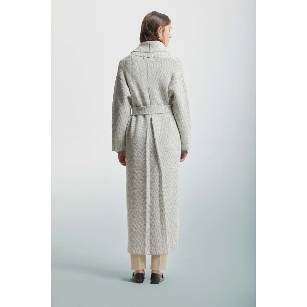 Kocca Gebreide jas in kimono snit Gray Dames