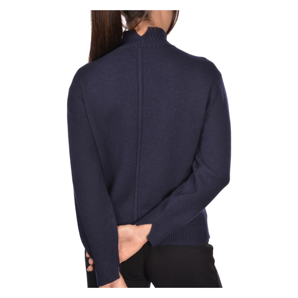 Gran Sasso Stijlvolle Lupetto Trui Blue Dames