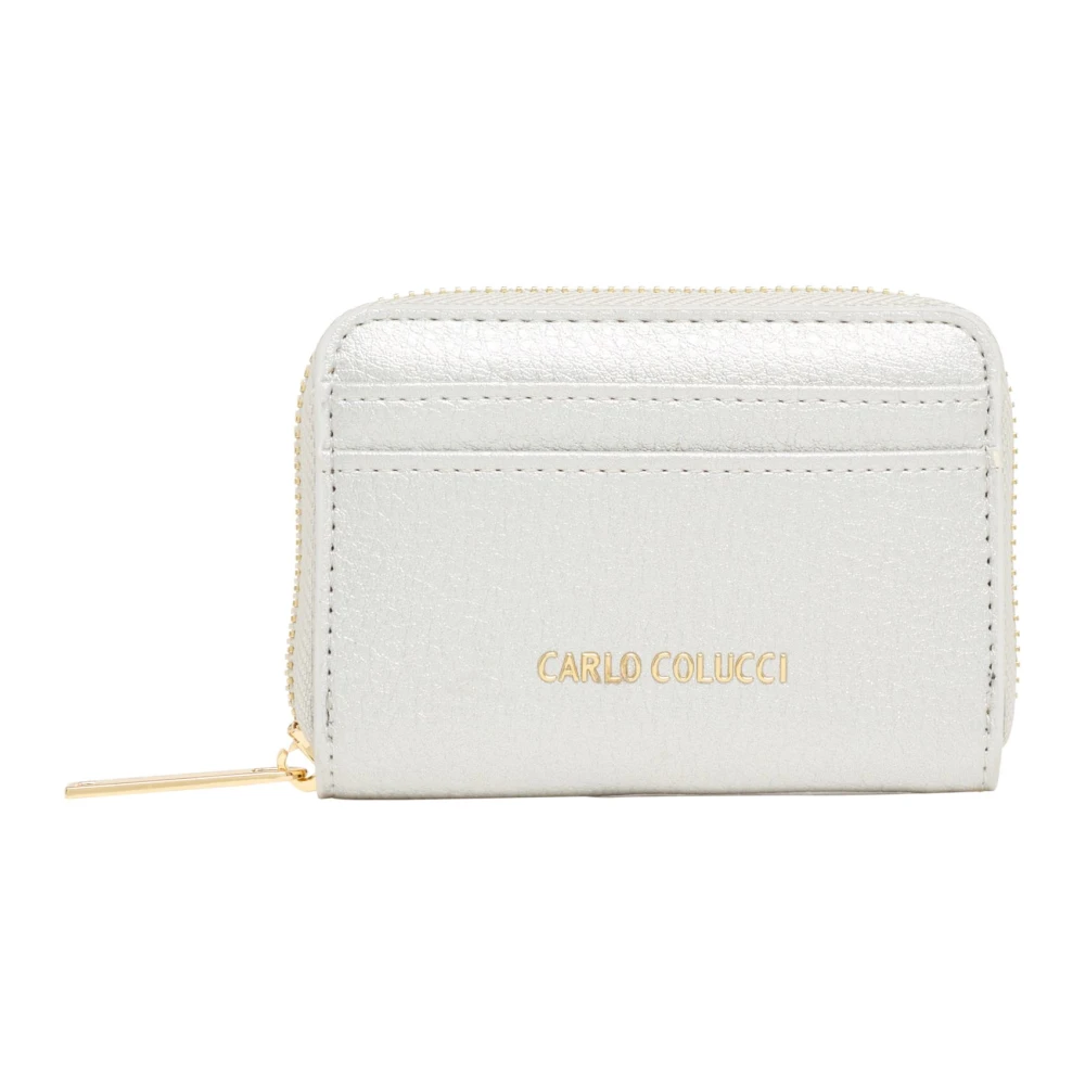 Carlo Colucci Women's Gray Wallets & Cardholders, One Size, Small Wallet