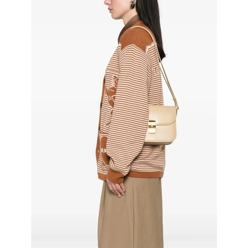 A.p.c. Kleine Grace Schoudertas Beige Dames