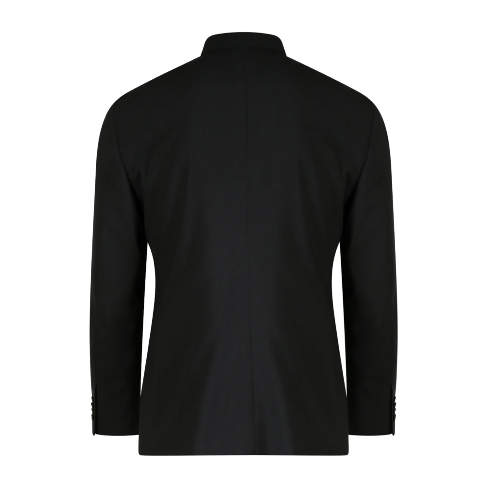 Tagliatore Klassieke Dubbelbreasted Pakken Black Heren