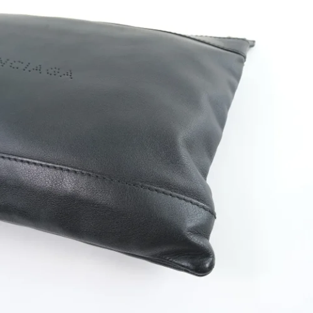 Balenciaga Vintage Pre-owned Leather clutches Black Dames