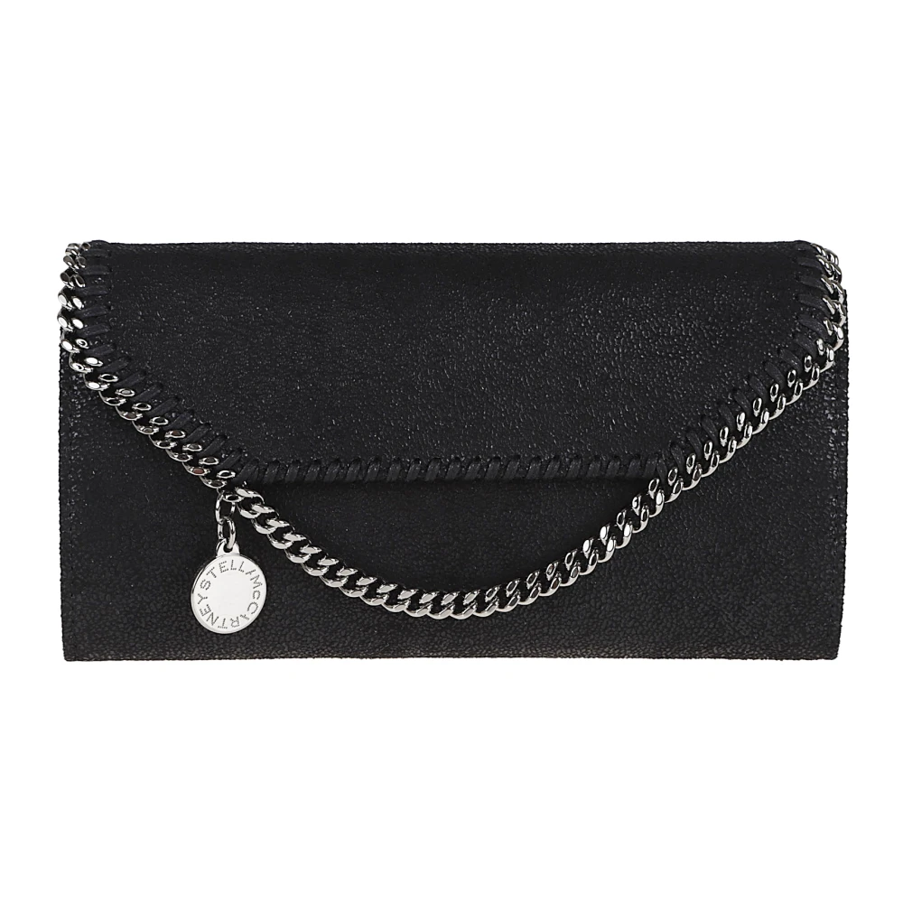 Stella Mccartney Donna Nero Falabella Wallet-On-Chain