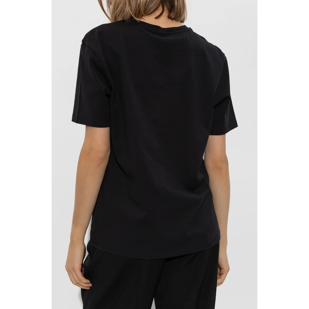 PS By Paul Smith T-shirt met bedrukt logo Black Dames