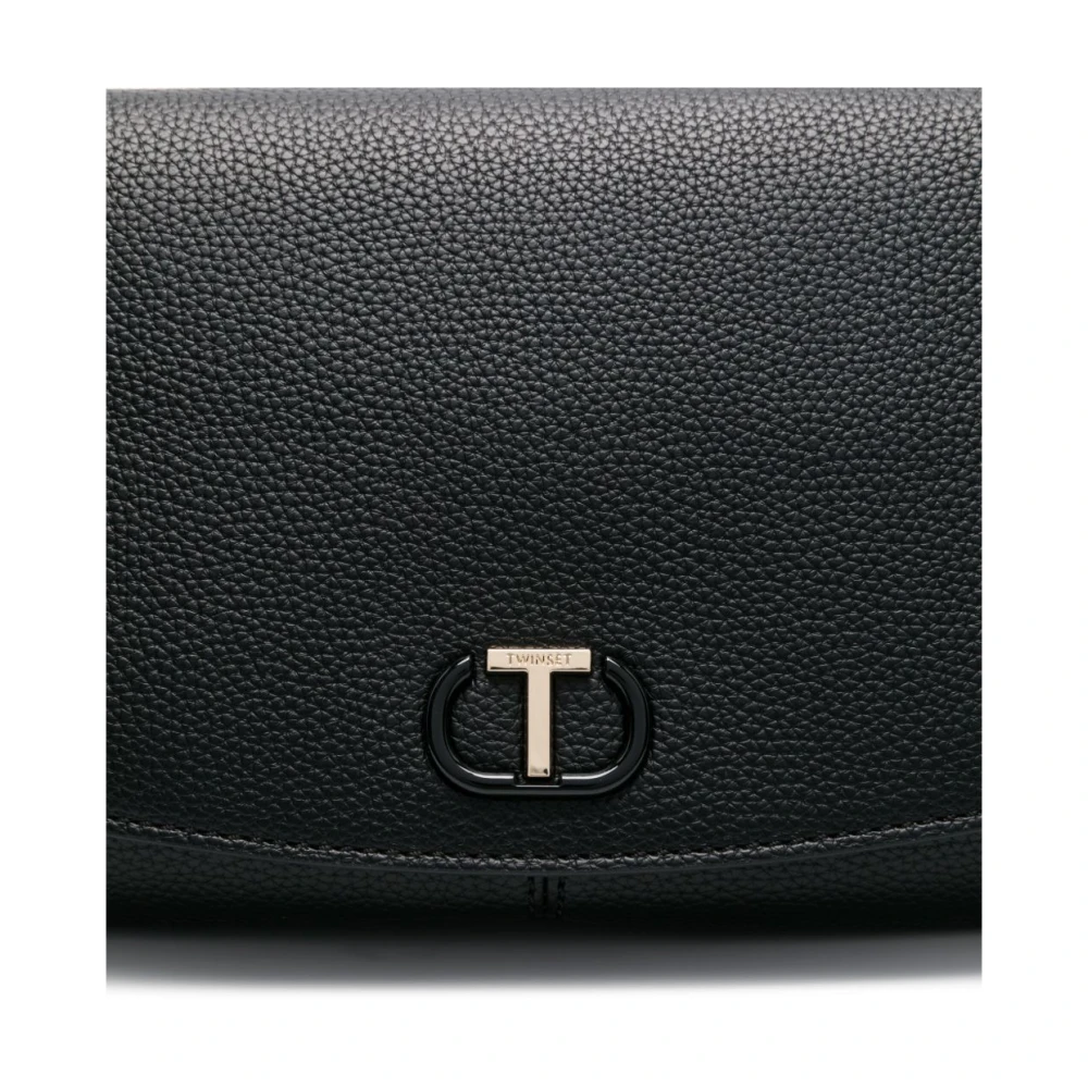 Twinset Zwarte tassen voor een stijlvolle uitstraling Black Dames