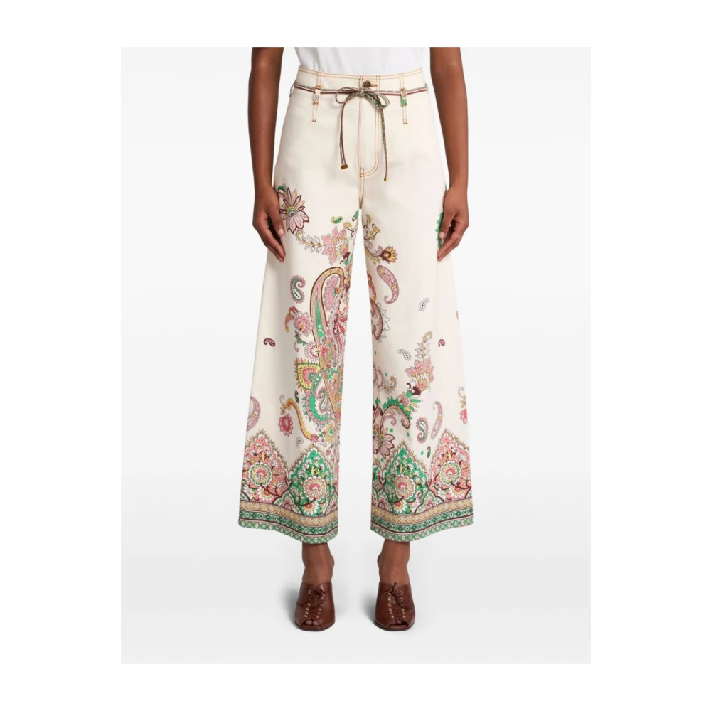 ETRO Stijlvolle Wide Leg Jeans Multicolor Dames