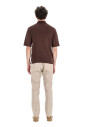 polo-marron-en-coton-elegant