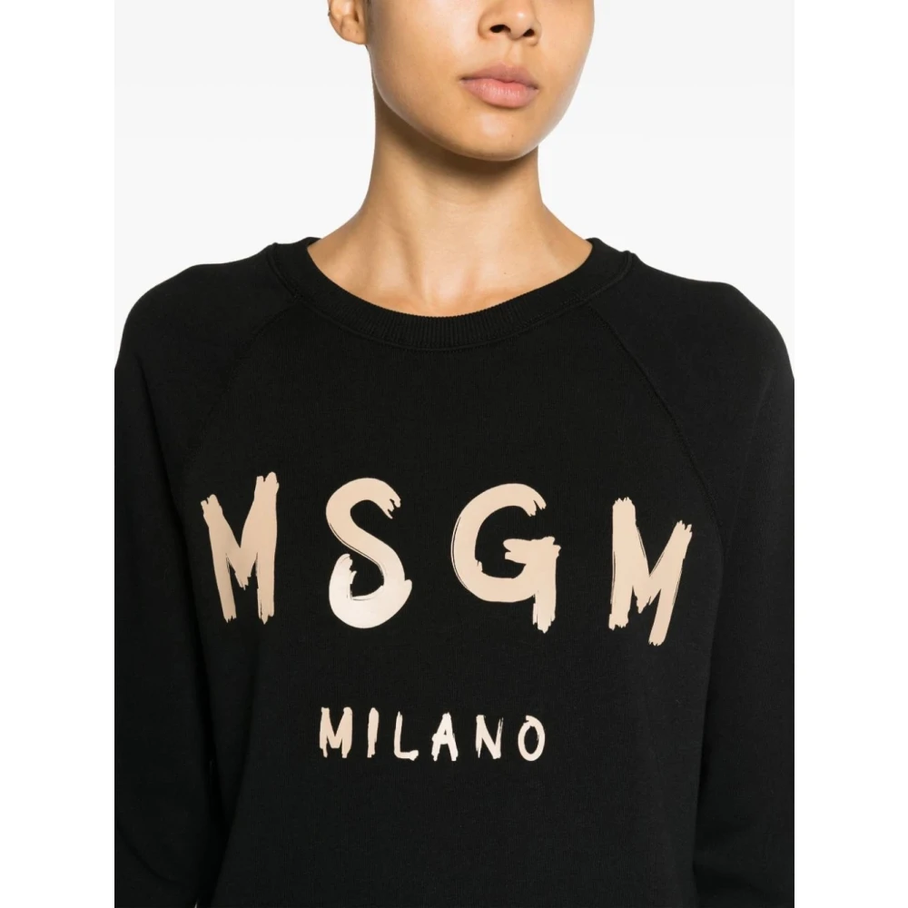 Msgm Sweatshirts Black Dames