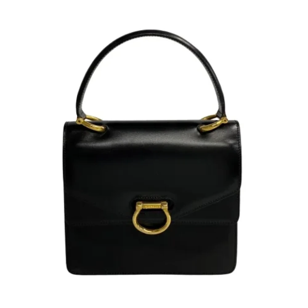 Celine Vintage Pre-owned Leather celine-bags Black Dames