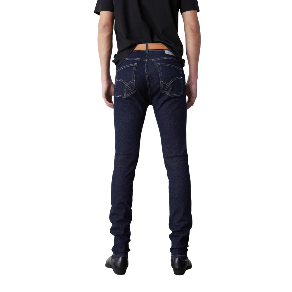 GAS Slim-fit Denim Broek Blue Heren