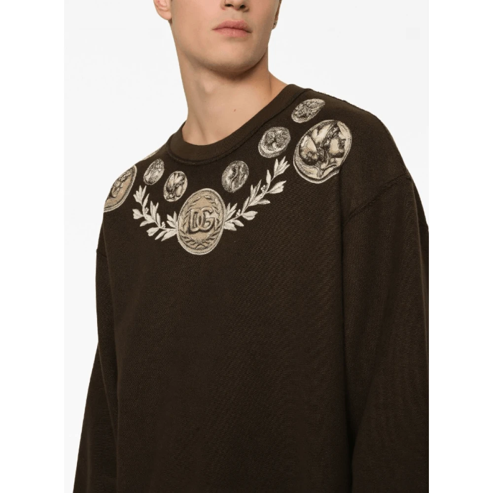 Dolce & Gabbana Sweatshirts & Hoodies Brown Heren