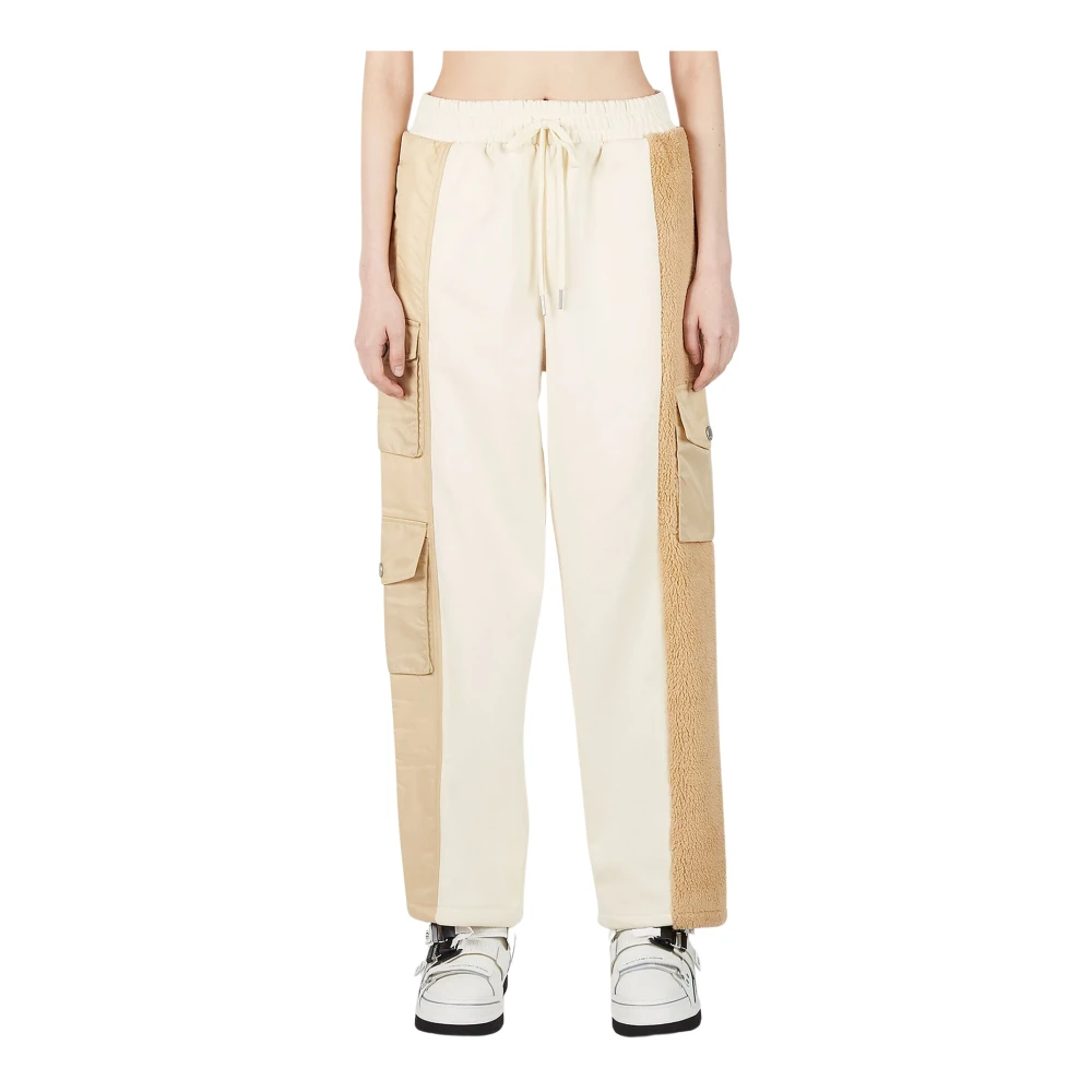 Ugg Donna Beige - Contrast Panel Track Pants - Trousers - S
